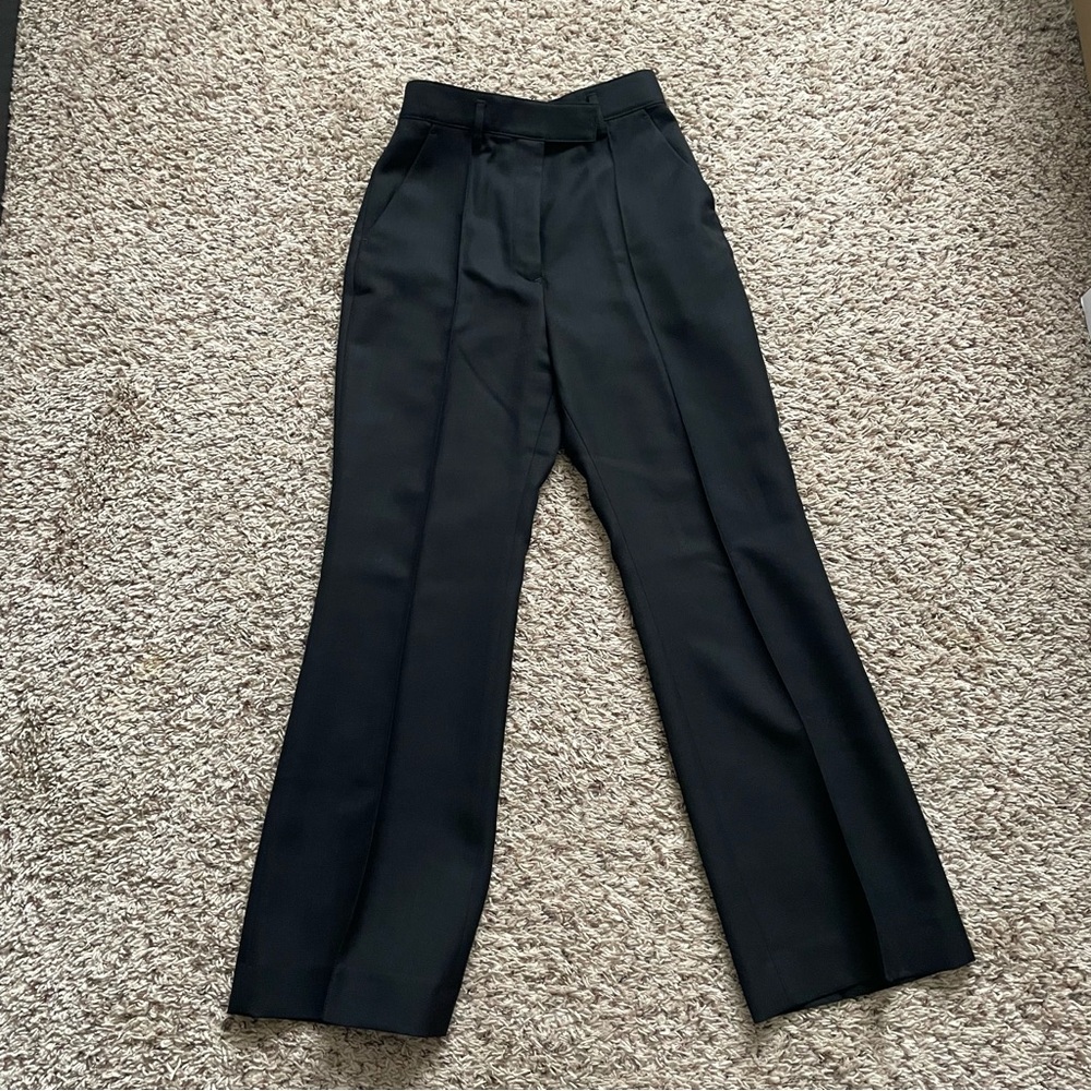 Acne Studios Flared Wool-Blend Trousers